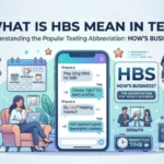 what hbs mean in text