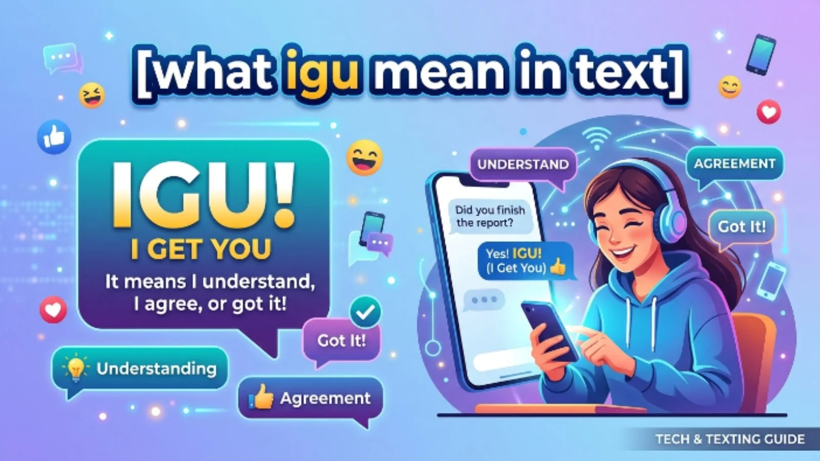 what igu mean in text