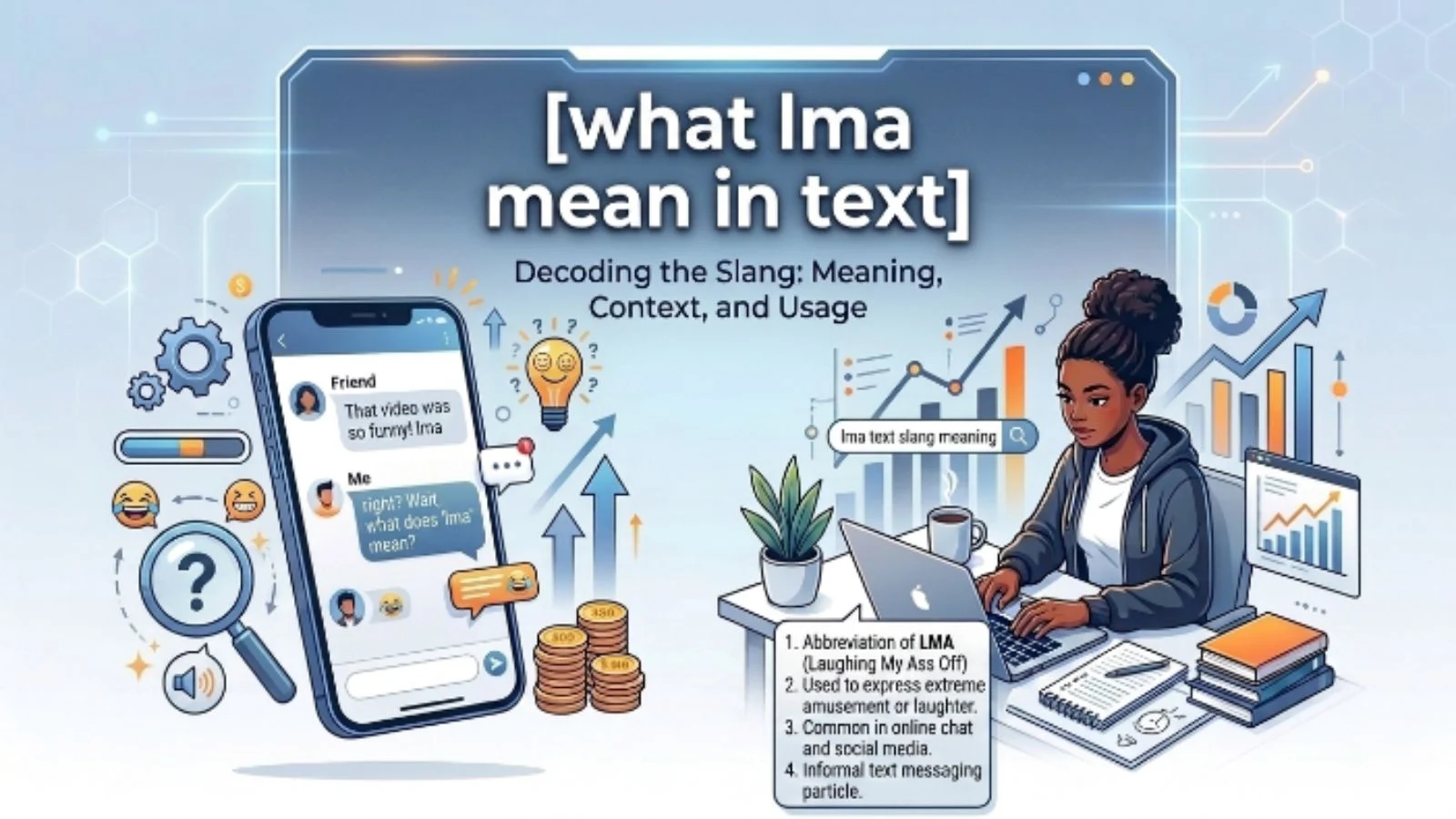what lma mean in text