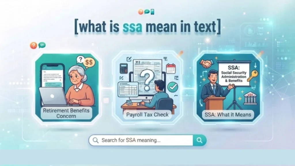 What Is SSA Mean in Text