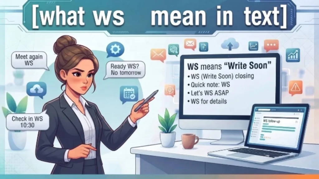 what ws mean in text