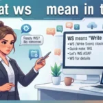 what ws mean in text