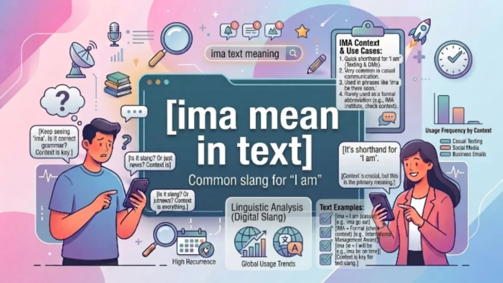 ima mean in text