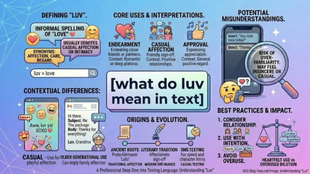 what do luv mean in text
