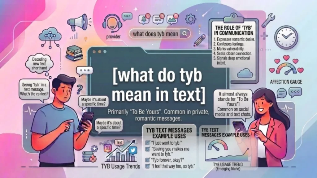 what do tyb mean in text