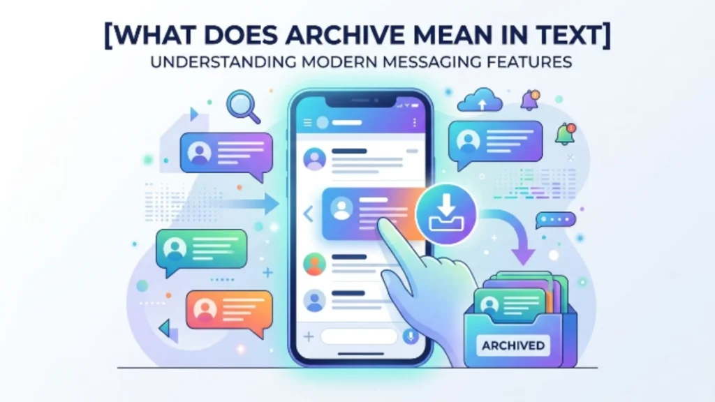 what does archive mean in text