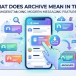 what does archive mean in text