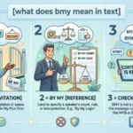 what does bmy mean in text