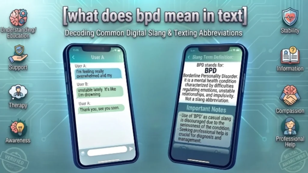 what does bpd mean in text