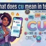 what does cu mean in text