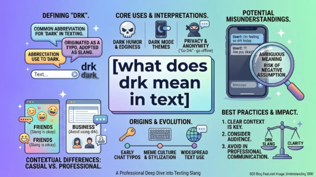 what does drk mean in text