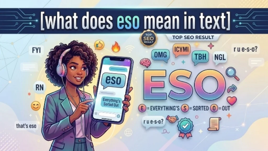 what does eso mean in text
