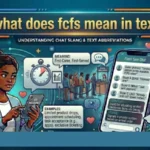 what does fcfs mean in text
