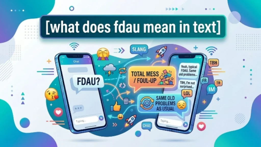 what does fdau mean in text