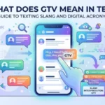 what does gtv mean in text