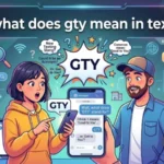 what does gty mean in text