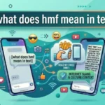 what does hmf mean in text