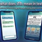 what does ifh mean in text