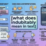 what does indubitably mean in text