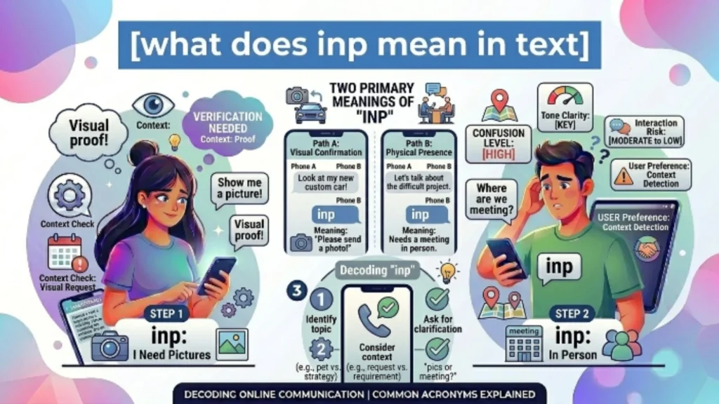 what does inp mean in text