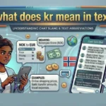 what does kr mean in text