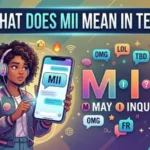 what does mii mean in text