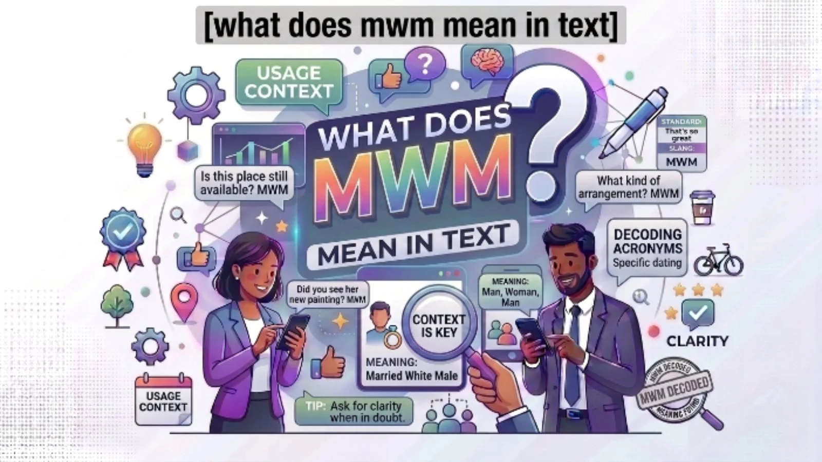 what does mwm mean in text