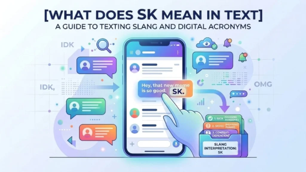 what does sk mean in text