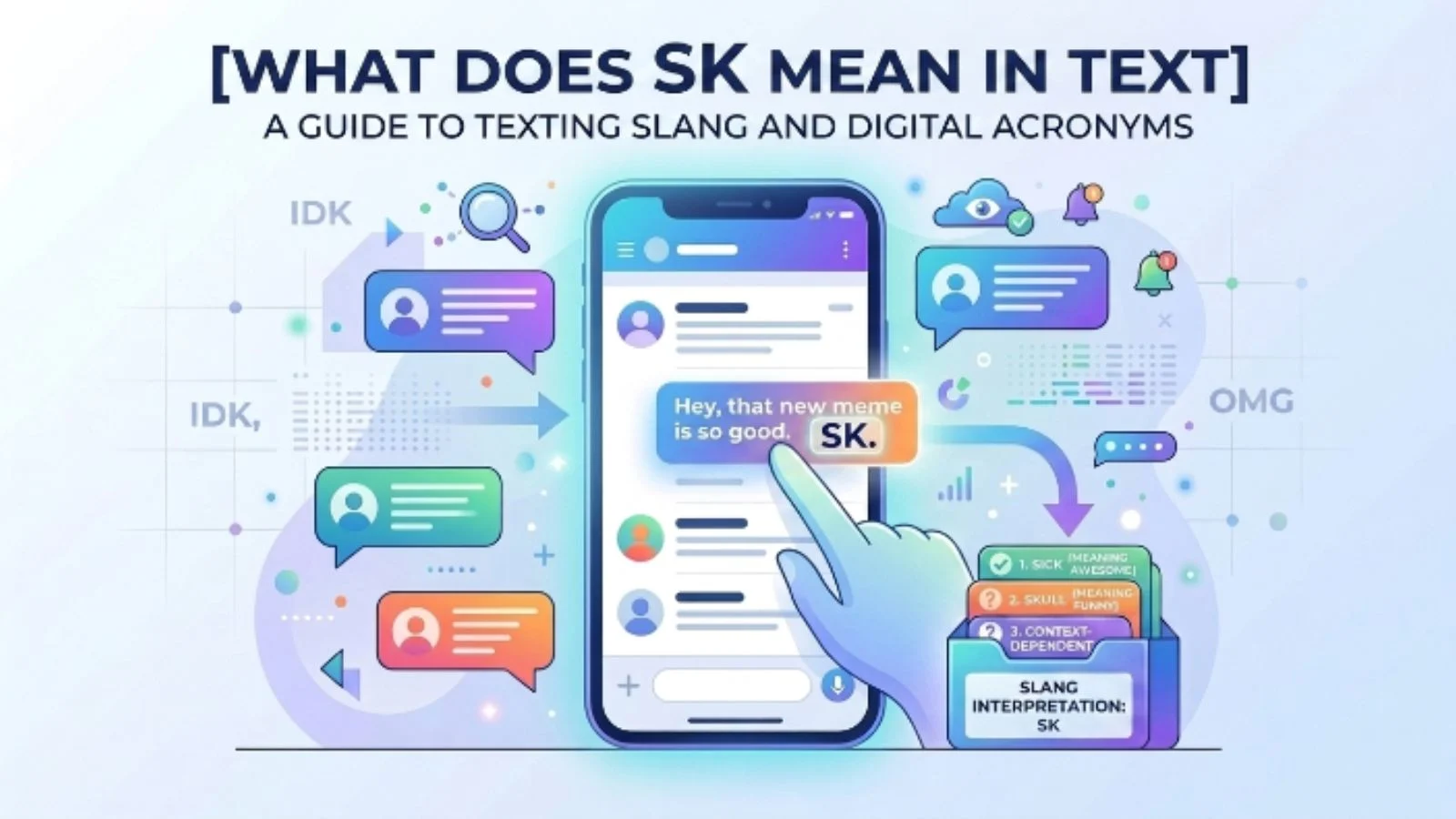 what does sk mean in text