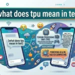 what does tpu mean in text
