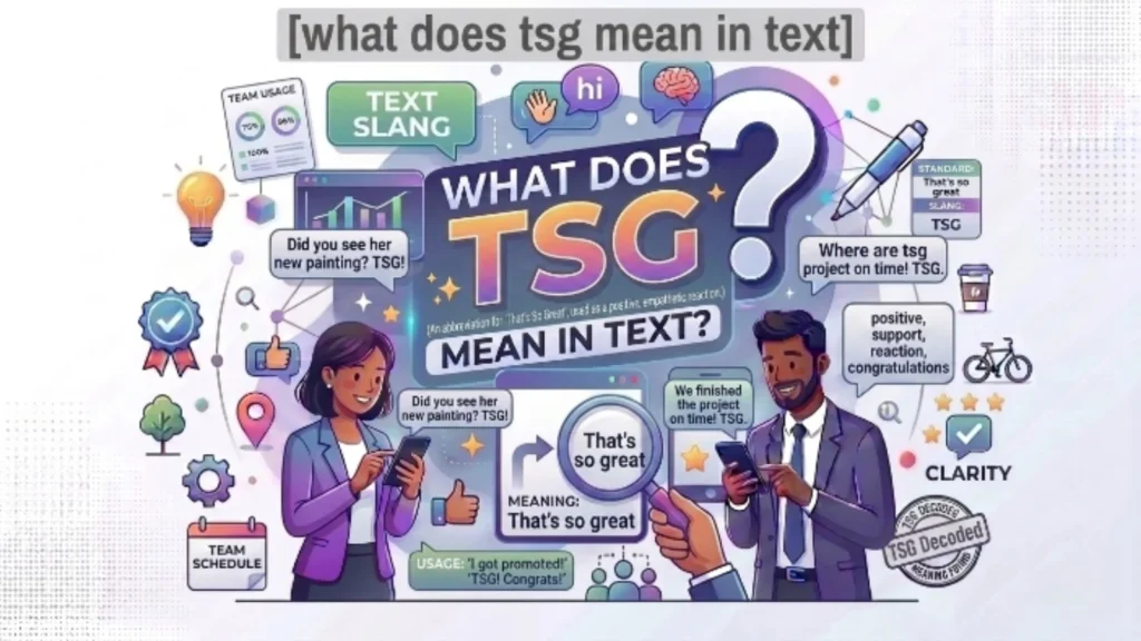 what does tsg mean in text