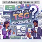 what does tsg mean in text