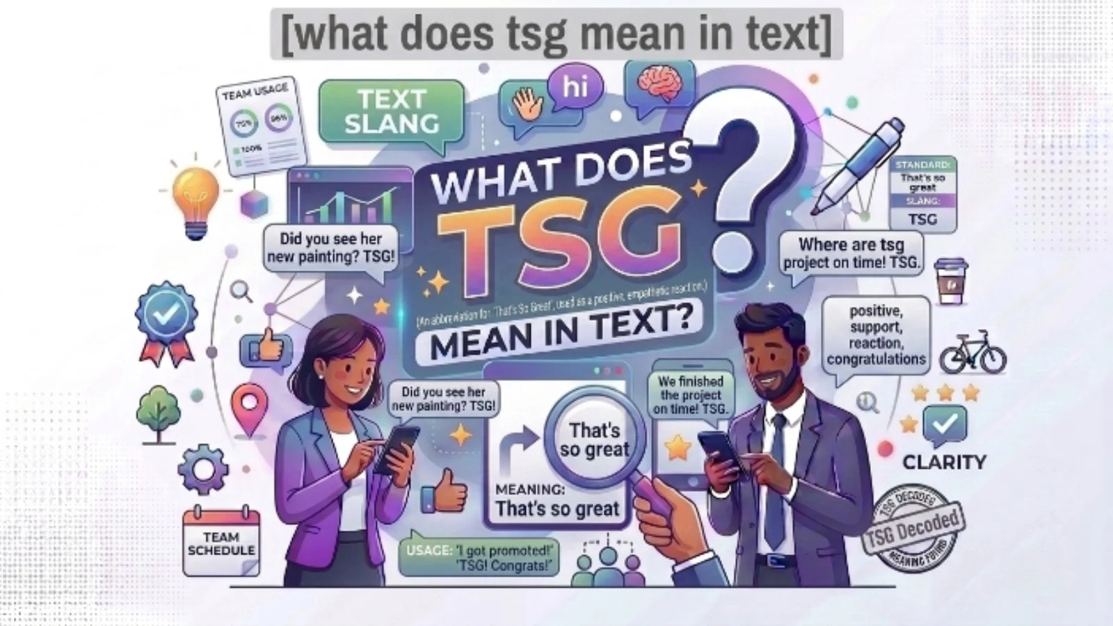 what does tsg mean in text