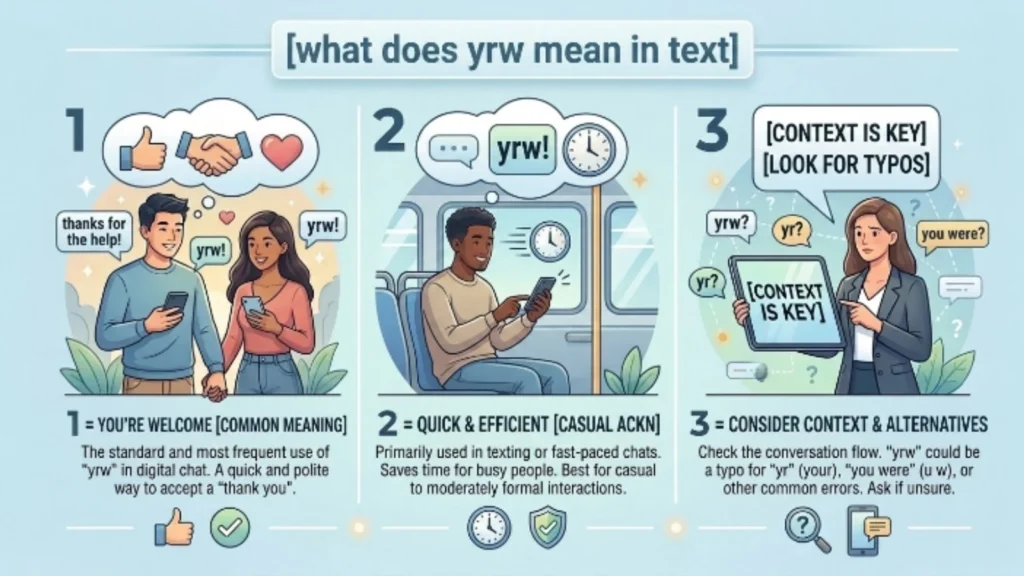 what does yrw mean in text