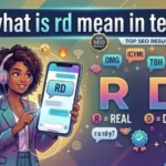 what is rd mean in text