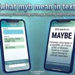 what myb mean in text