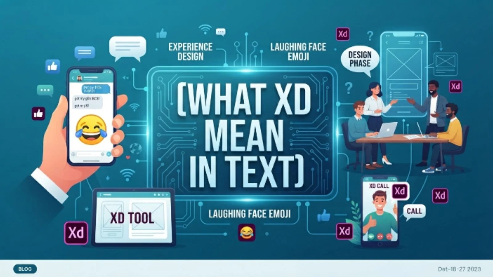 what xd mean in text