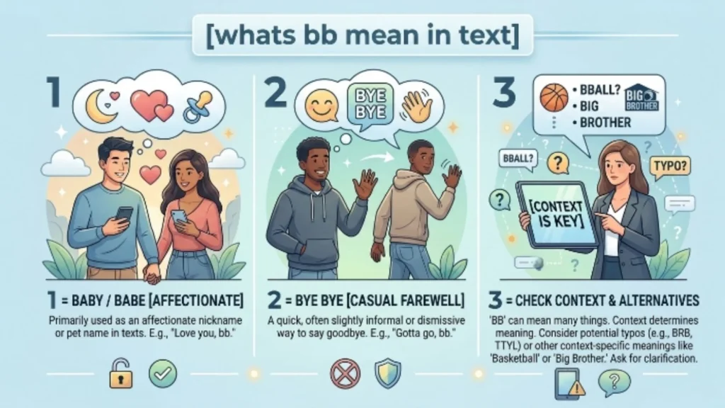 whats bb mean in text