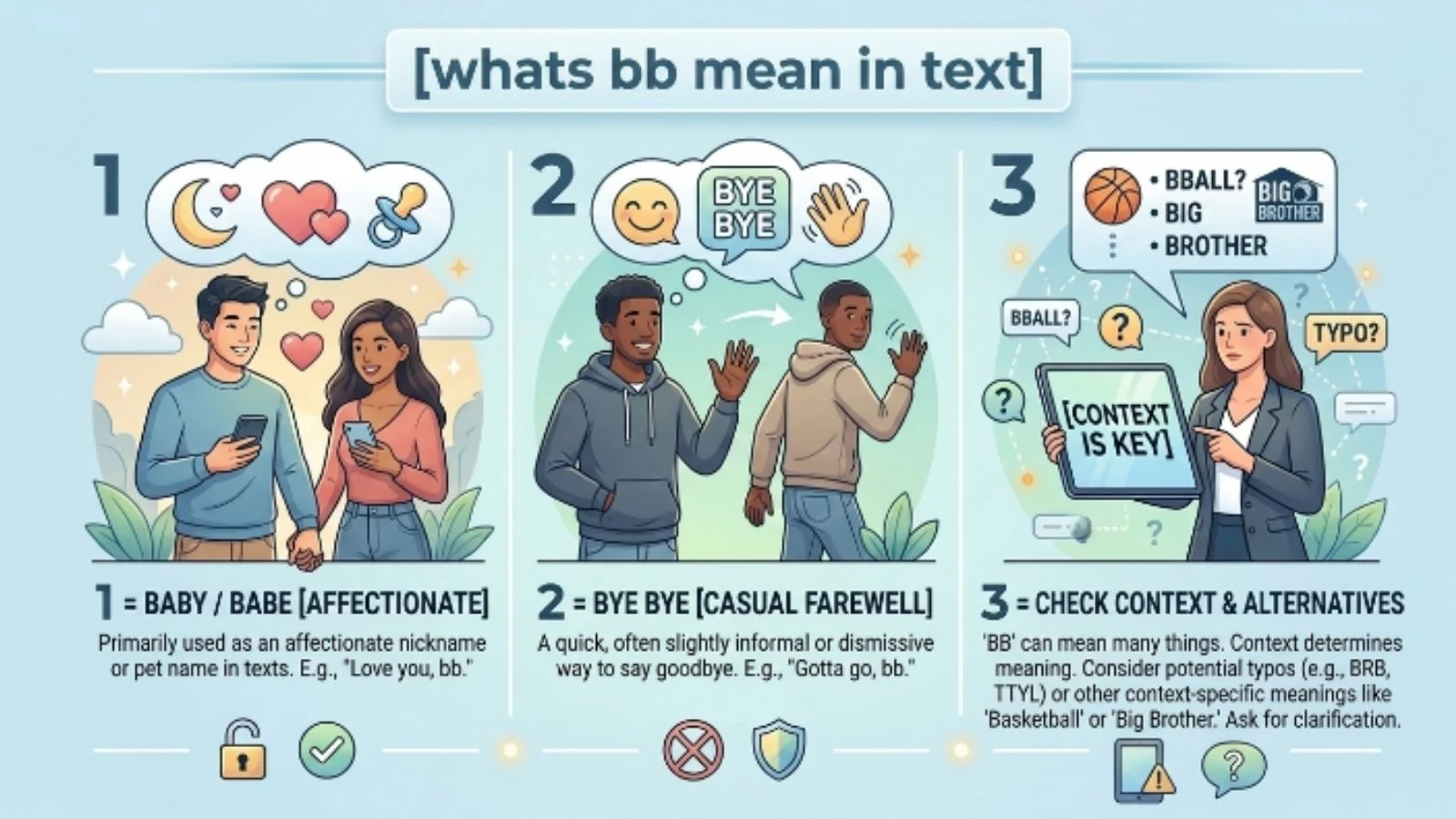 whats bb mean in text