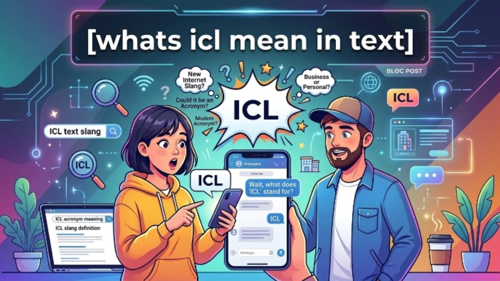 whats icl mean in text
