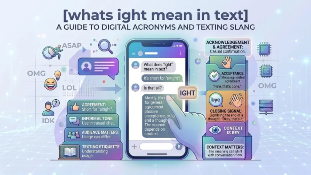whats ight mean in text