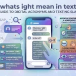 whats ight mean in text