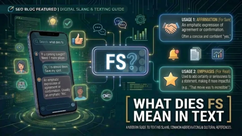 what dies fs mean in text