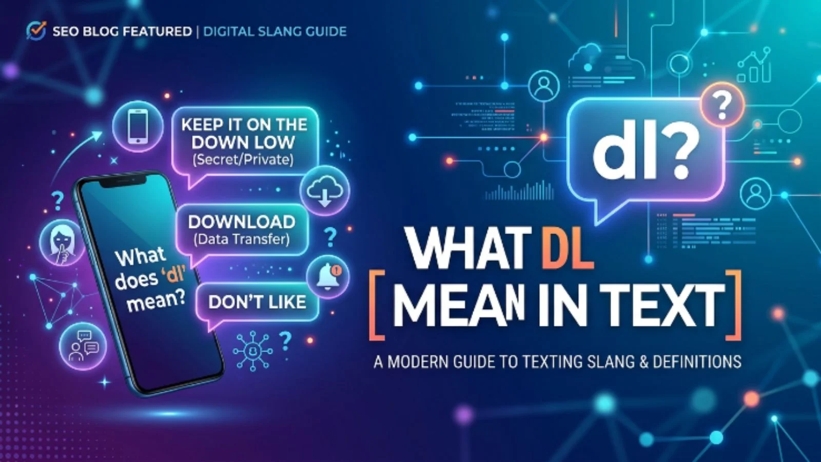 what dl mean in text