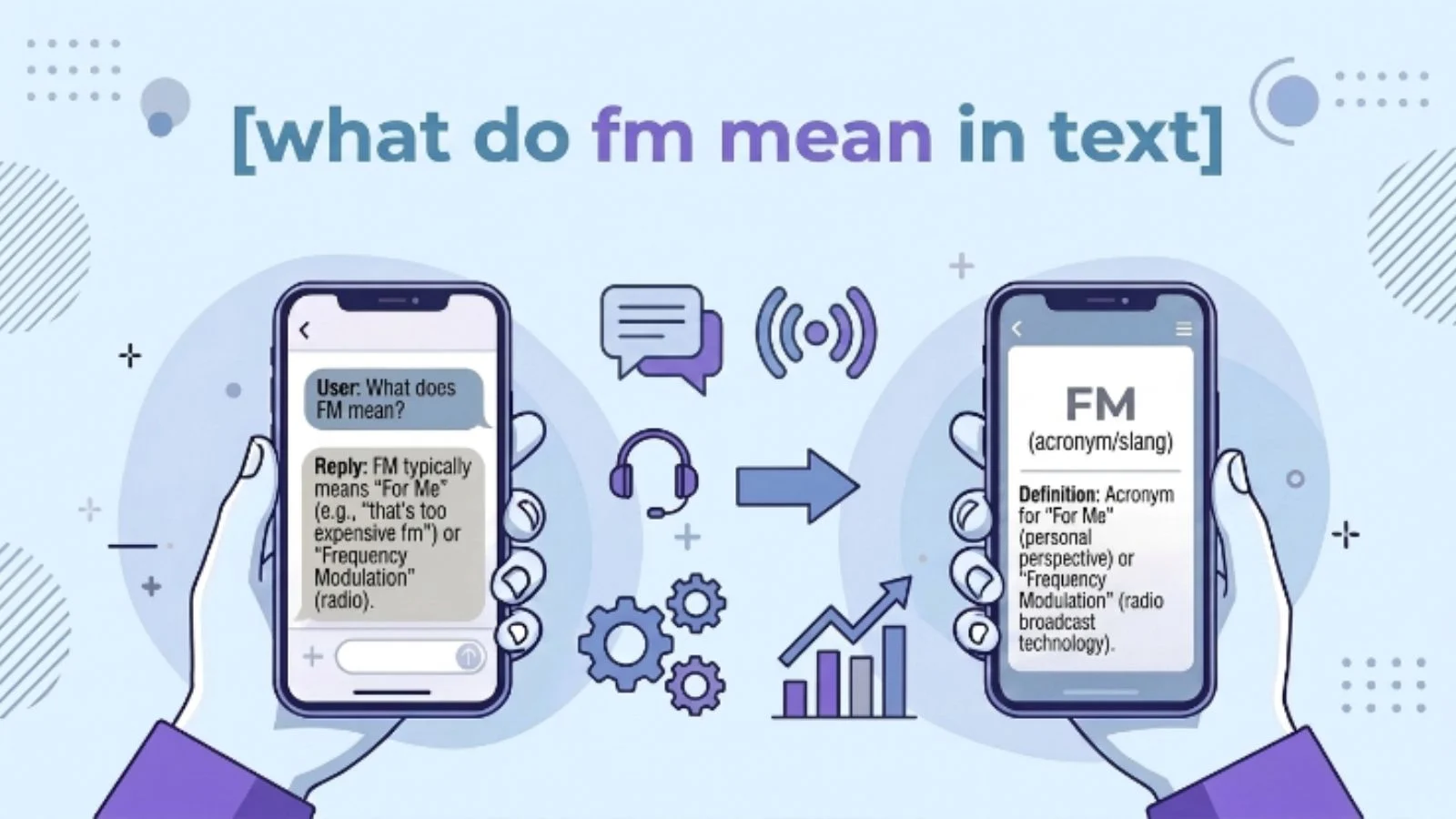 what do fm mean in text