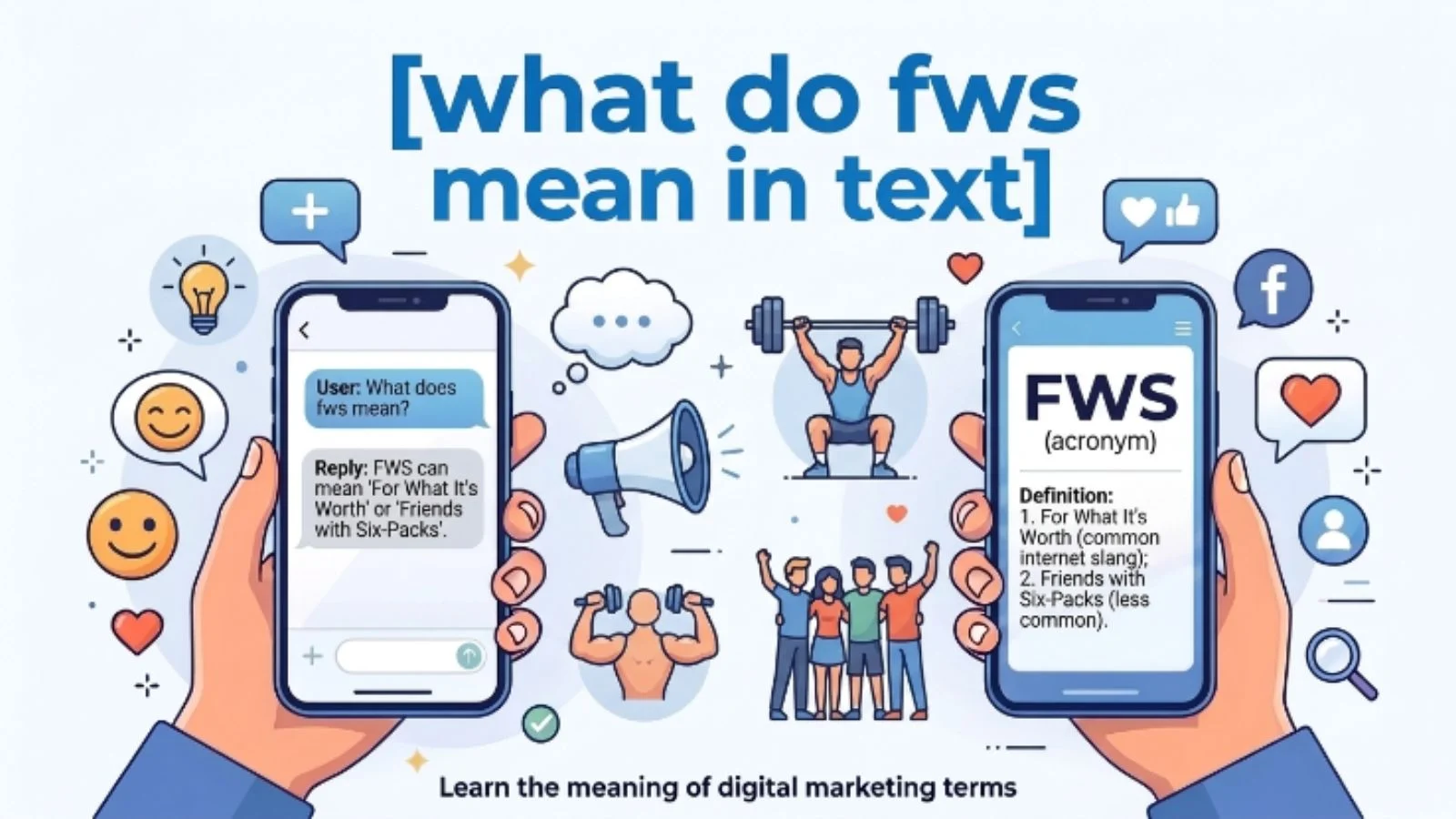 what do fws mean in text