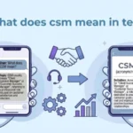 what does csm mean in text
