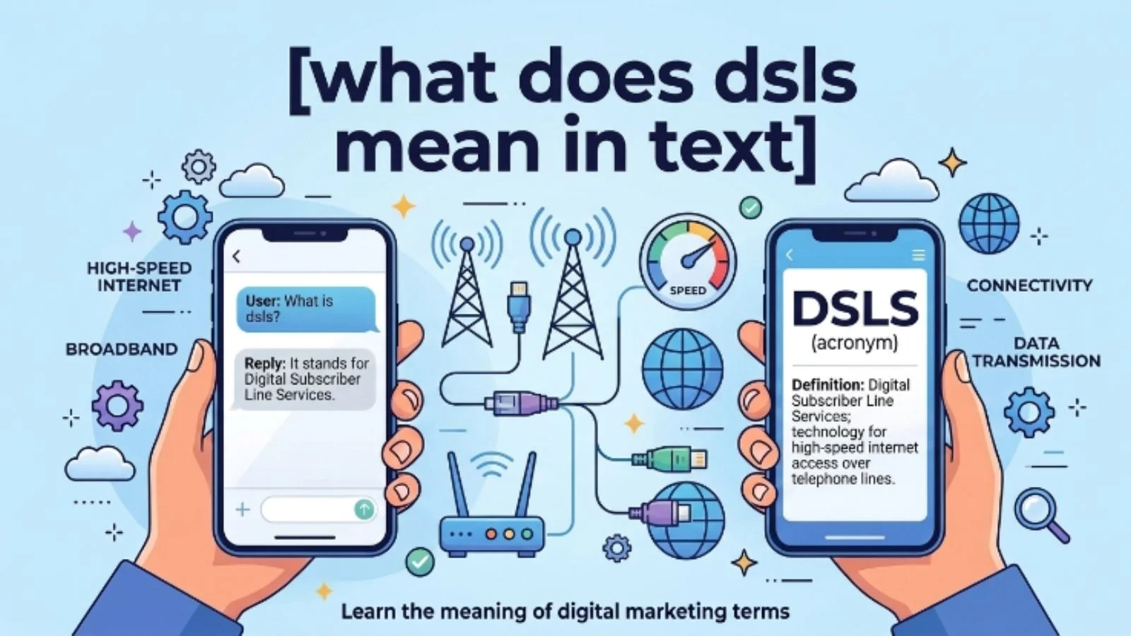 what does dsls mean in text