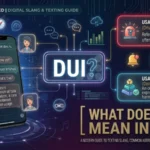 what does dui mean in text
