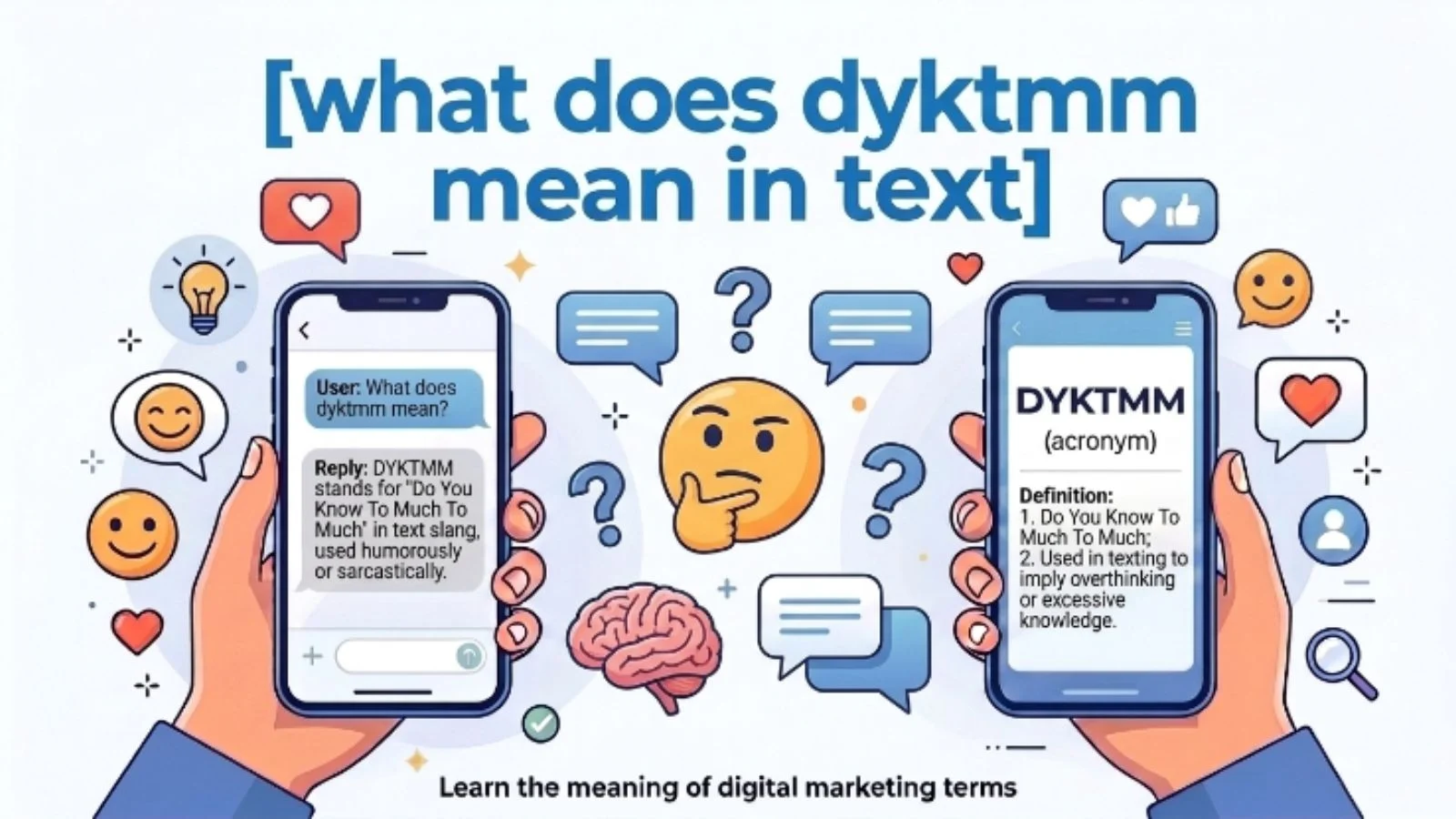 what does dyktmm mean in text